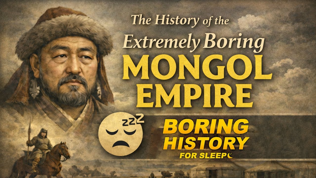 Genghis Khan and the Mongol Empire | Extremely Boring History to Fall Asleep Fast