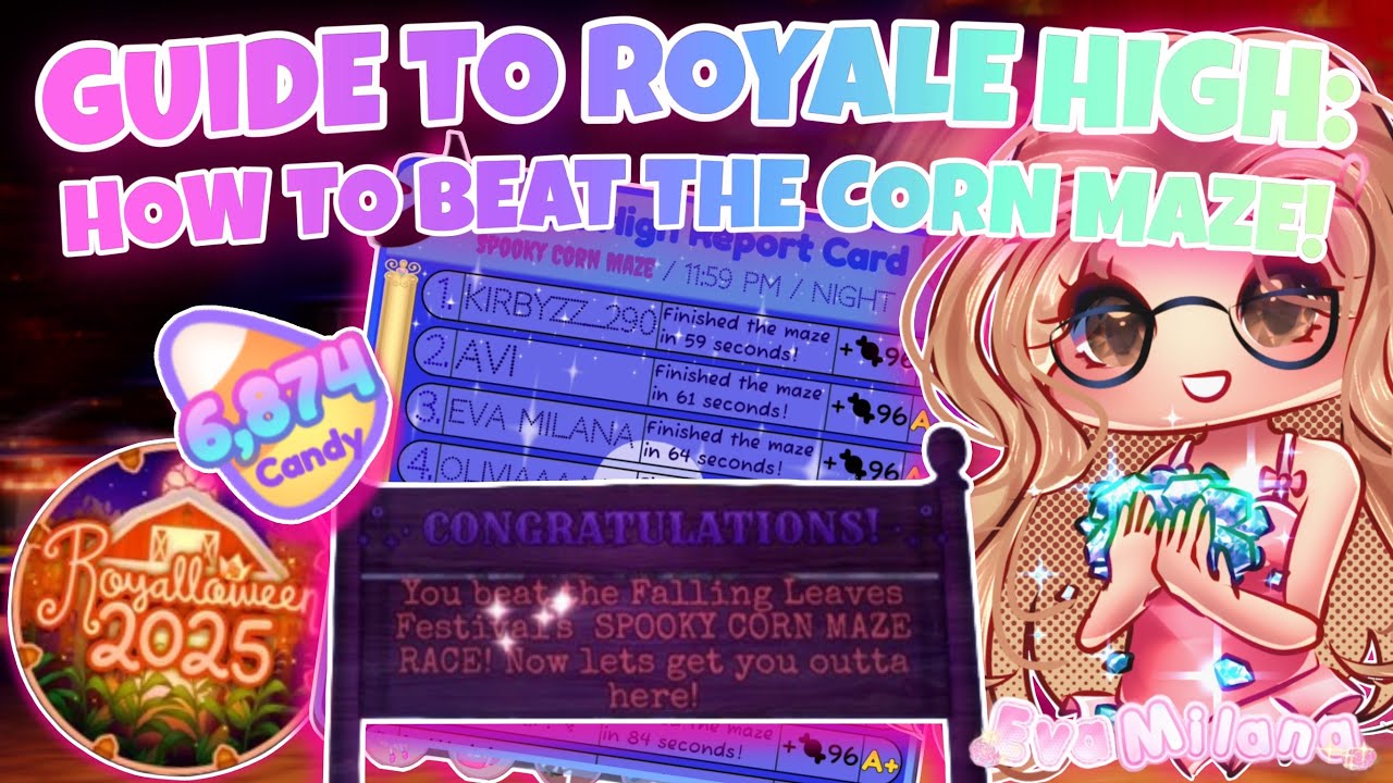 🎃ВНИМАНИЕ!🍬 КАК ПРОЙТИ КУКУРУЗНЫЙ ЛАБИРИНТ! *ROYALLOWEEN 2025* | ГИД ПО ROYALE HIGH