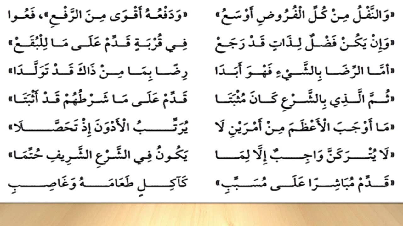 المسكة الكوثرية في نظم أمهات القواعد الفقهية | نظم الشيخ محمد سالم بحيري