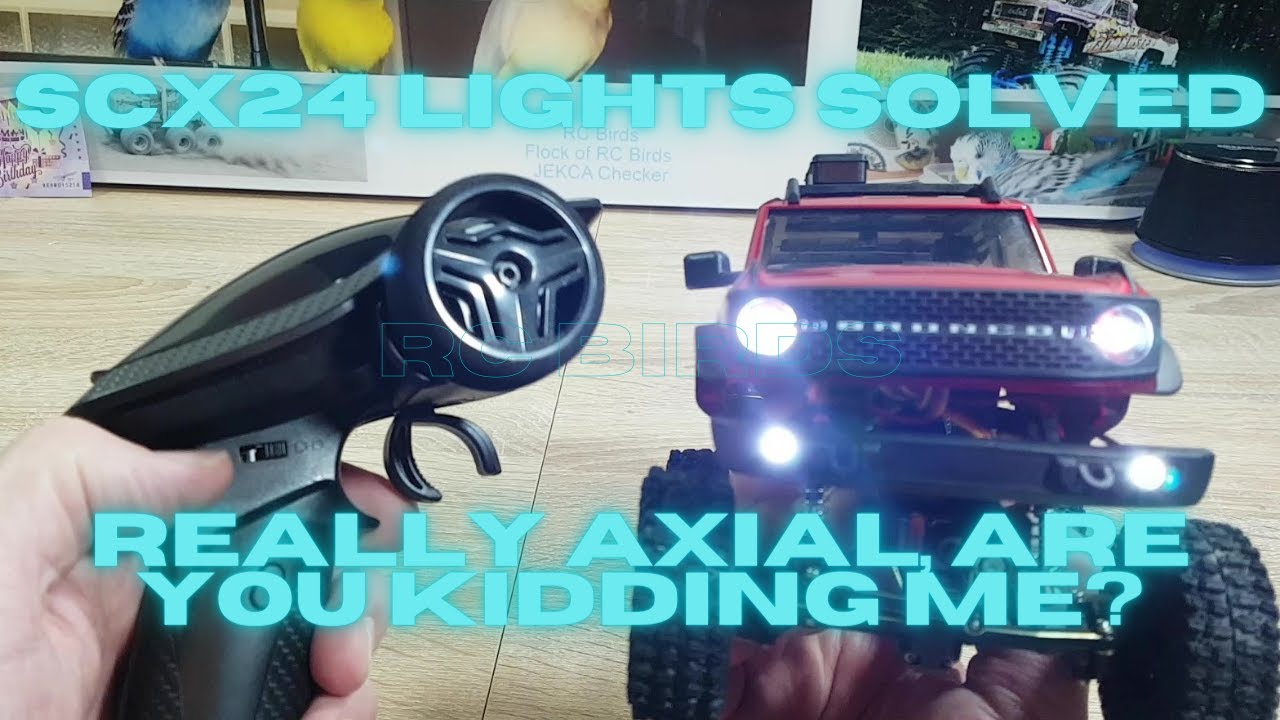 How I solved my Axial SCX24 Light Problem