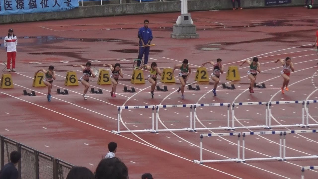 2019北日本インカレ 女子100mH予選・決勝