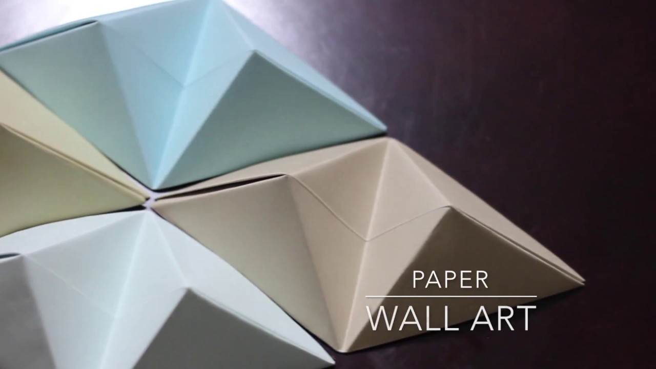DIY - Origami Wall Art