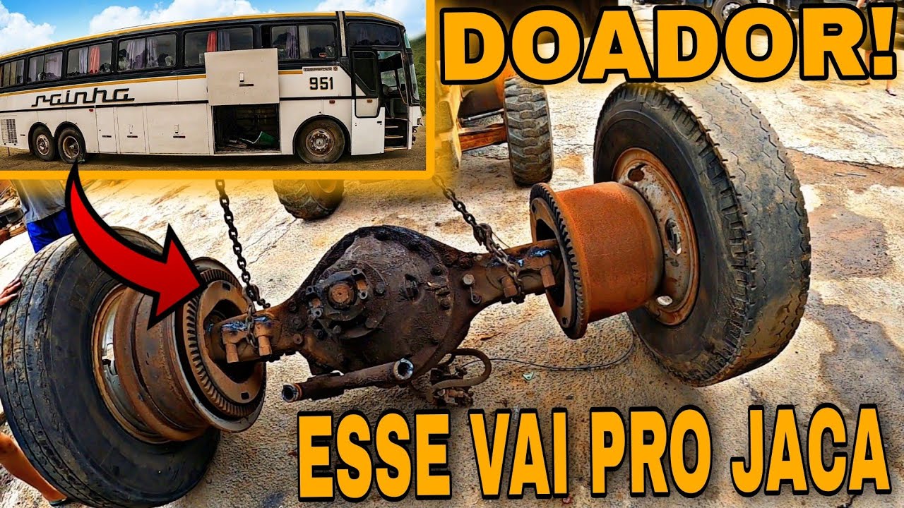 DIFERENCIAL LONGO DE ONIBUS NO SCANIA JACARÉ 111