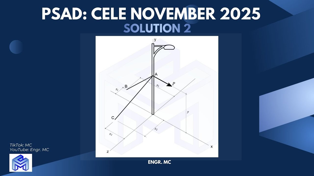 CELE November 2025: 3D Lamp Post | Solution 2