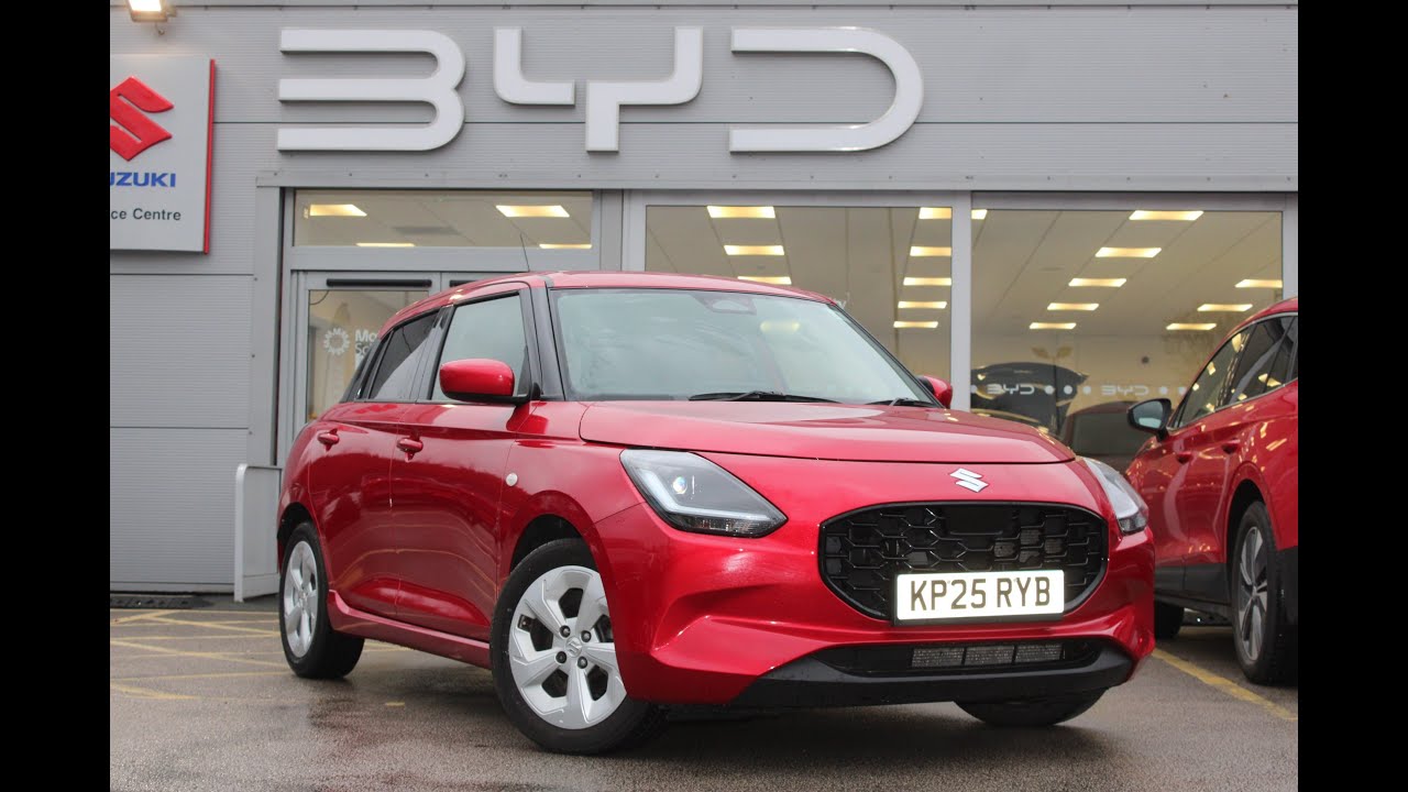 Suzuki Swift Motion 1.2 MHEV 5dr, цвет Burning Red Pearl, 2025 год, модель KP25 RYB.