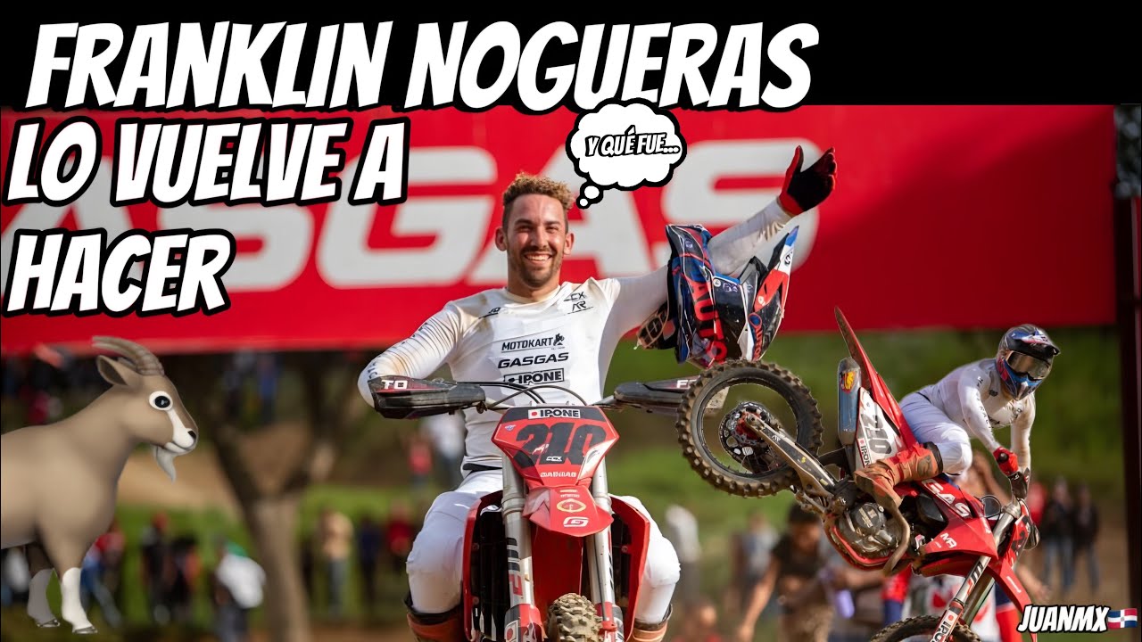 Demostrado con Franklin fuera de serie en la 5ta puntuable del campeonato de motocross en Riverside