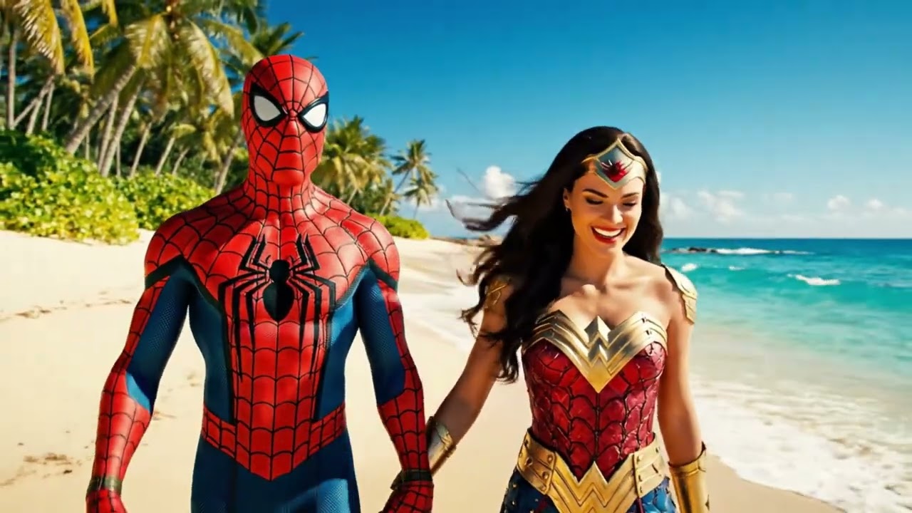 Unexpected Team-Up : A Emotion Spiderman , Iron Man Fight Against, Joker and Venom🕷️🤖🖤