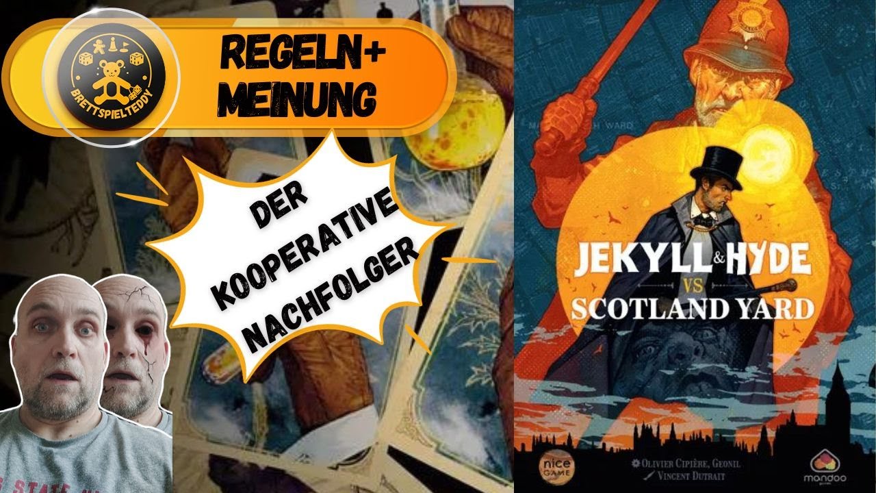 Jekyll & Hyde vs Scotland Yard – Regeln & Meinung | Brettspiel Teddy