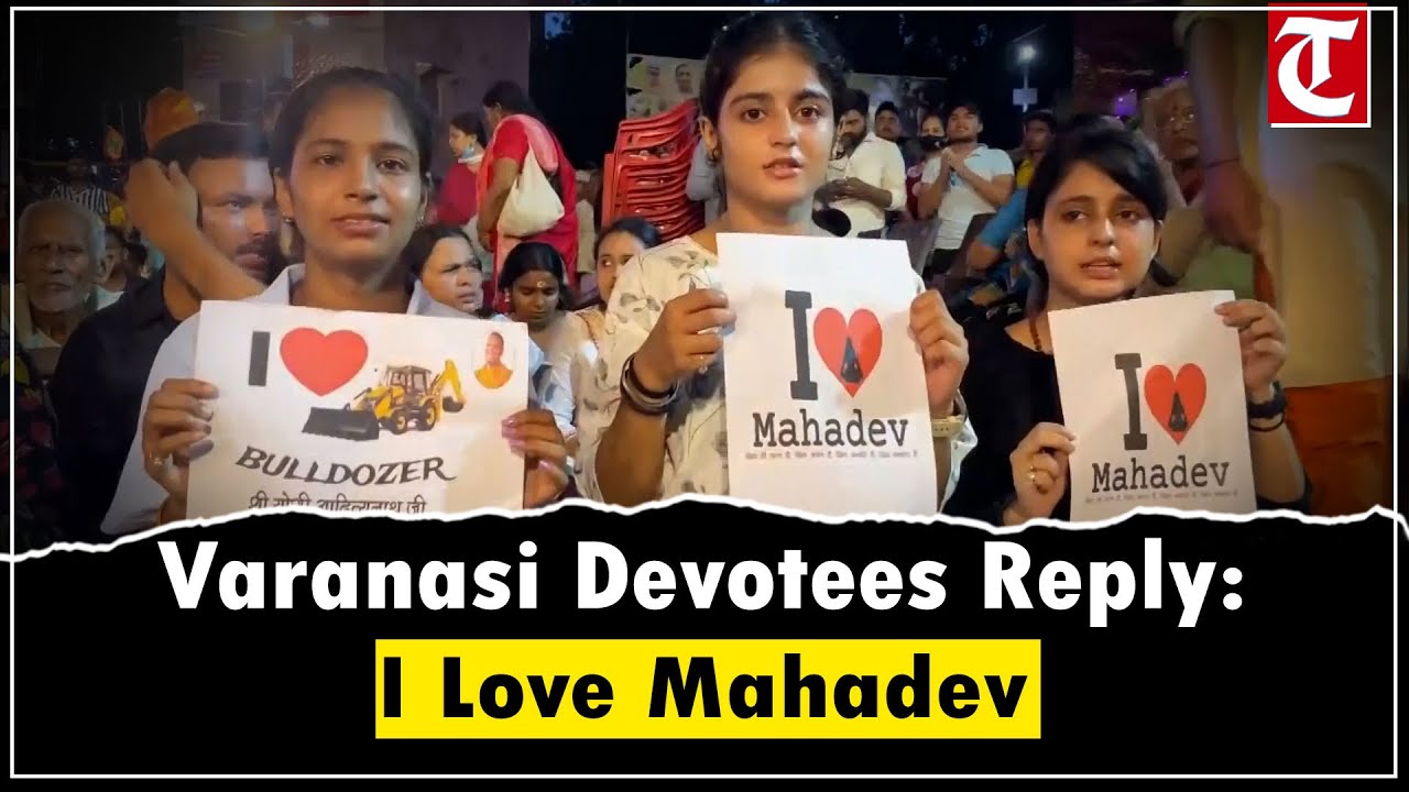 “I Love Mahadev” Posters Raised Amid ‘I Love Muhammad’ Controversy in Varanasi
