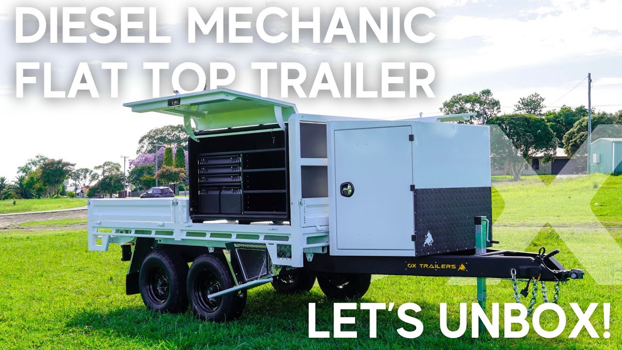 Ultimate Heavy Diesel Mechanic Trailer Tour | 3.6m Pro Series Flat Top Build💪