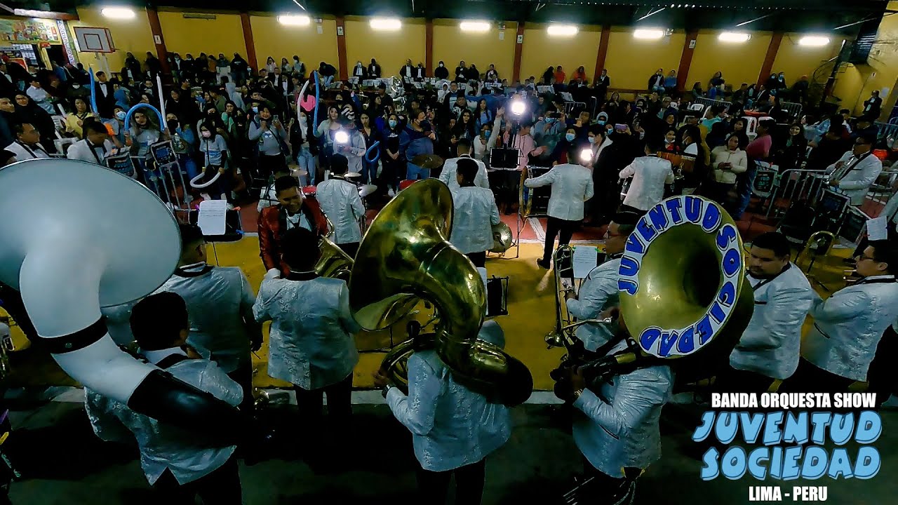 BANDA ORQUESTA JUVENTUD SOCIEDAD 2021 - MIX HUAYNOS - CUMBIA HUAROCHIRANA - TUNANTADA - 14 ANVR
