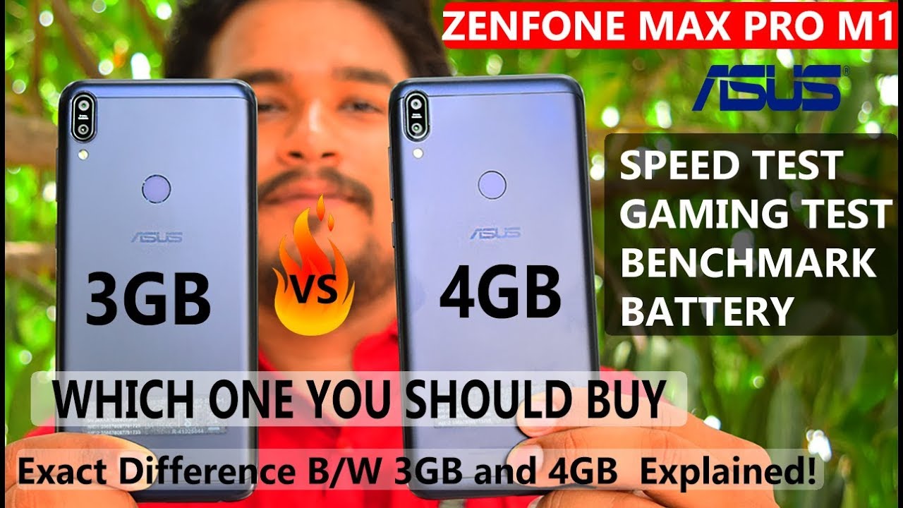 Asus Zenfone Max Pro M1 - 3GB vs 4GB Variant #Speed #Gaming#Benchmark