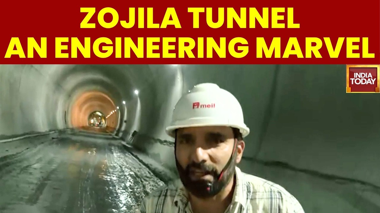 Inside Zojila Tunnel: India&rsquo;s Most Difficult Engineering Project | India Today Report
