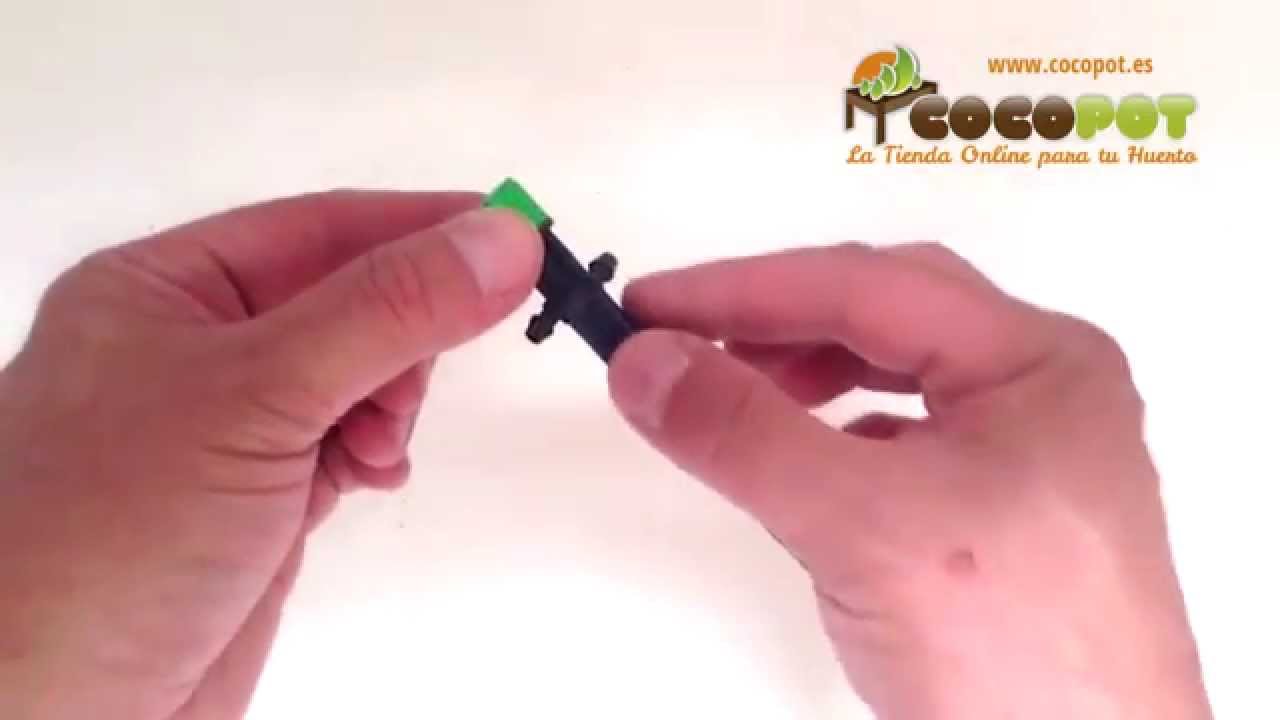 Gotero Riego Ajustable con Estaca