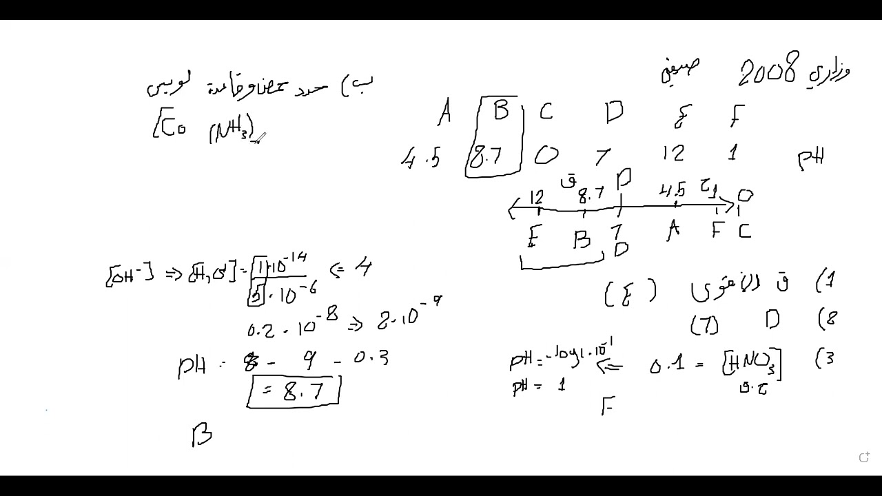 وزاري 1حموض وقواعد جيل 06