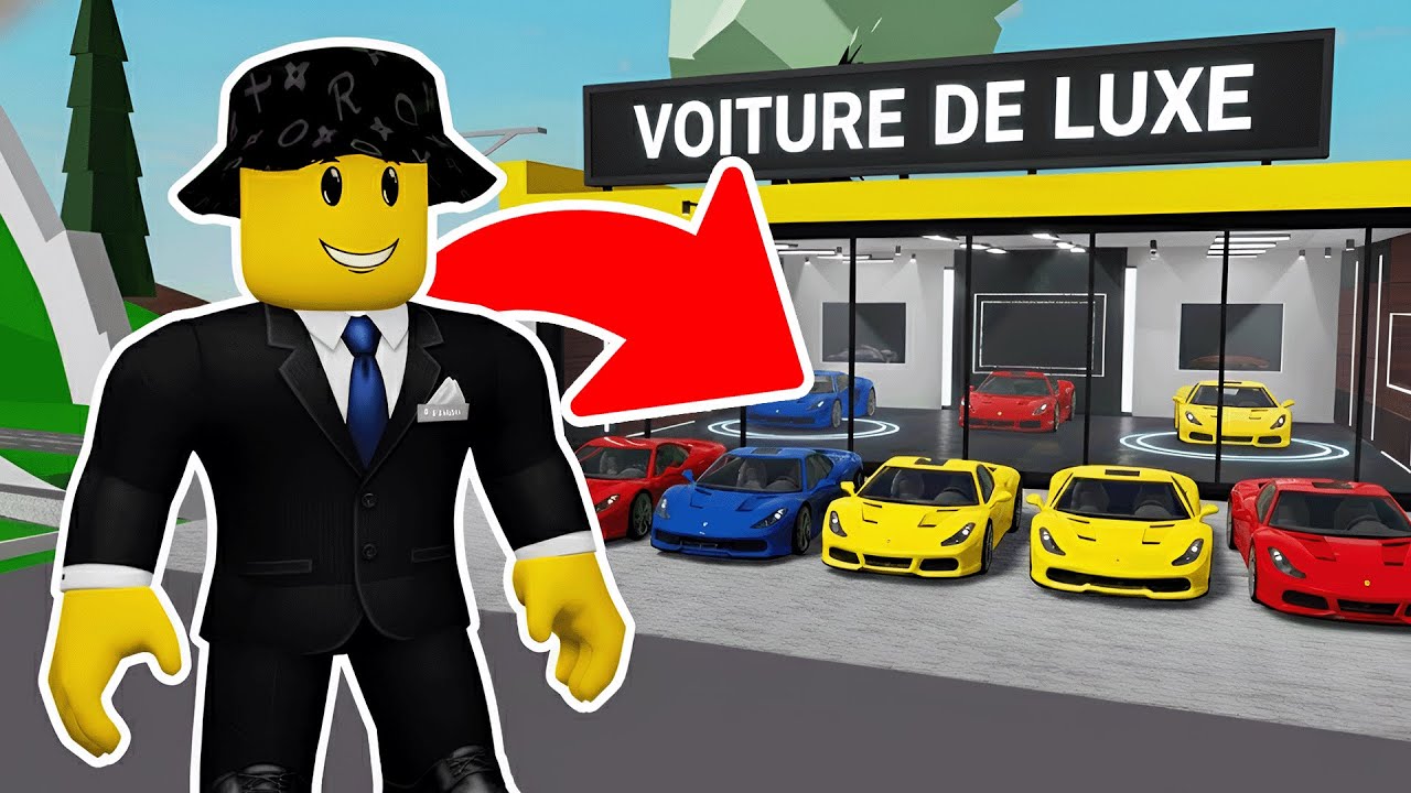 JE CRÉE UNE COMPAGNIE DE VOITURES DE LUXE SUR BROOKHAVEN ROBLOX
