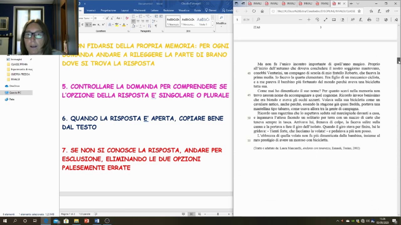 INVALSI: 10 CONSIGLI PER NON PRENDERE 4!