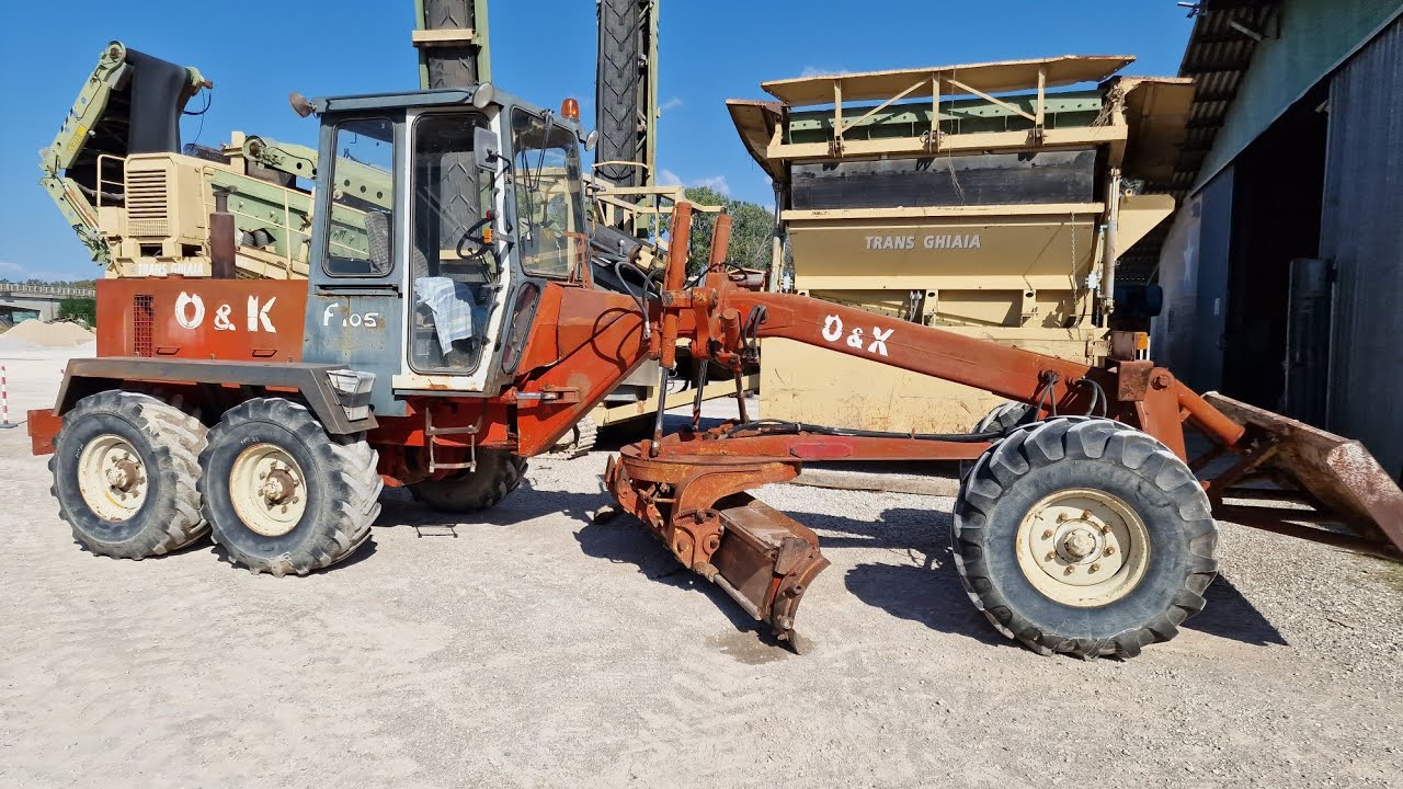 GREADER O&K 105 PERFETTAMENTE FUNZIONANTE IN VENDITA