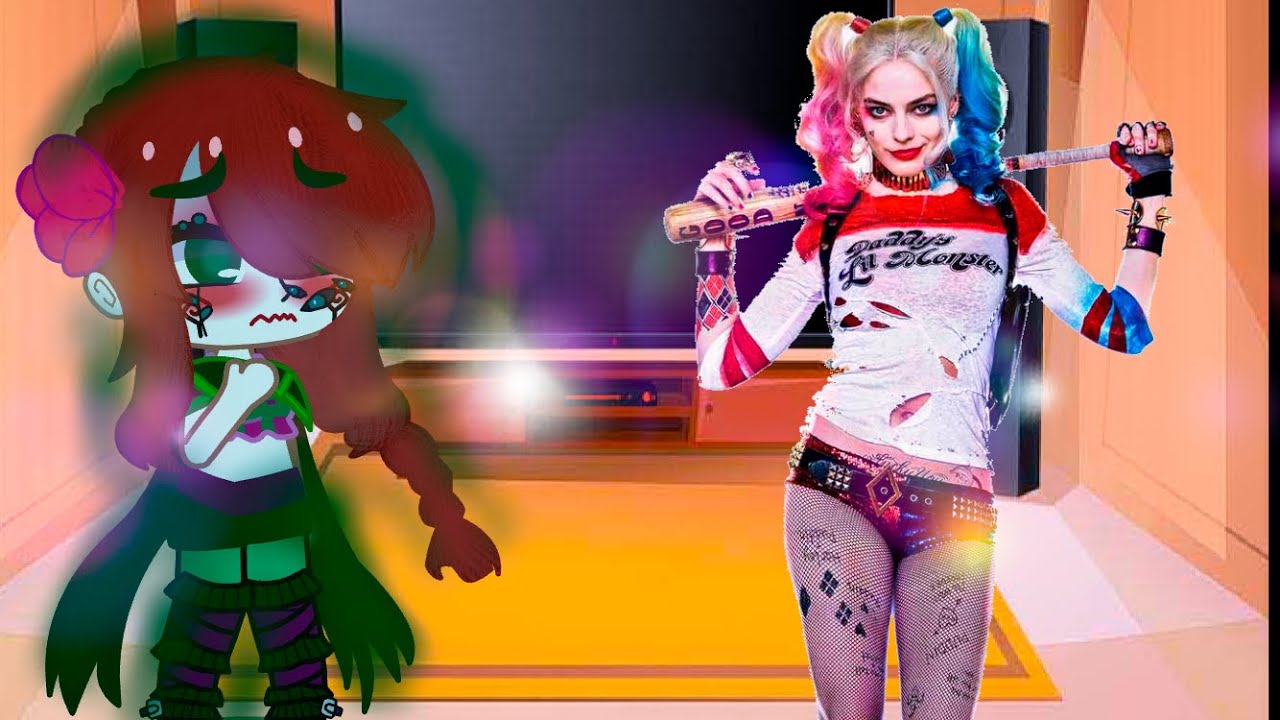 Joker de la película, El de escuadrón suicida y, Poison ivy ;reaccionan a Harley Quinn 🤡🤡💕💕🍀✨👍