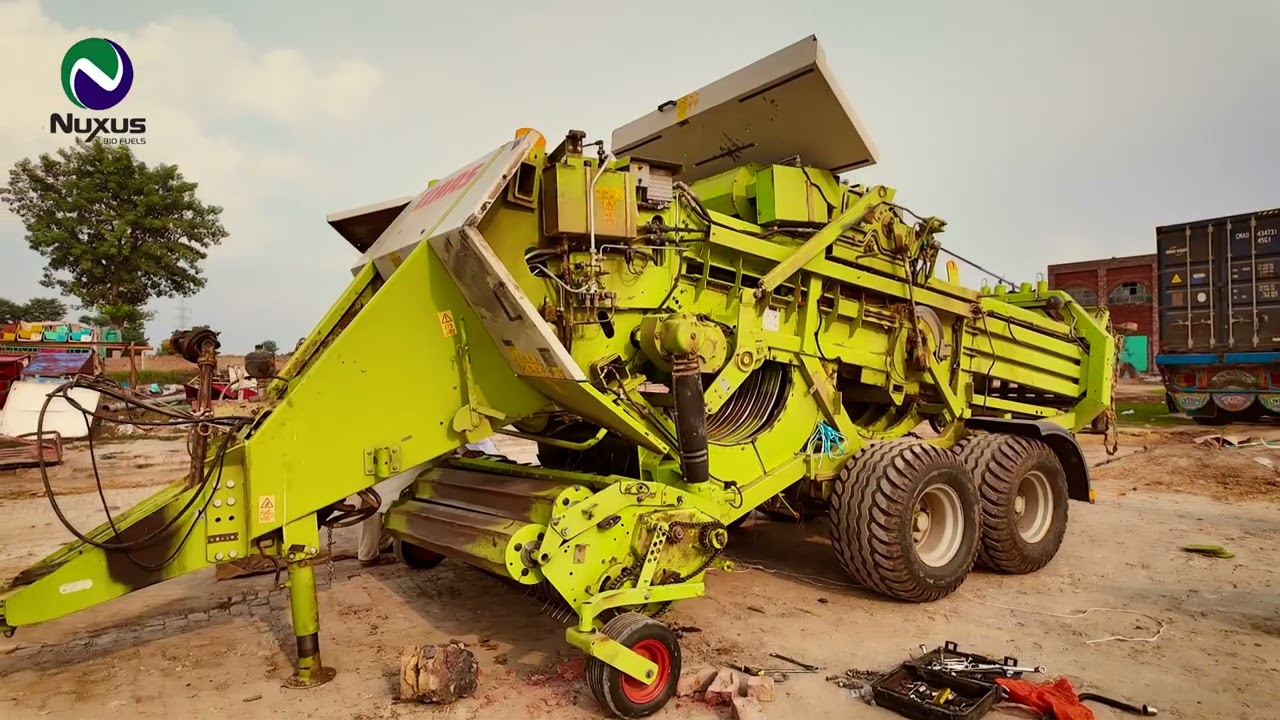 “Watch CLAAS Quadrant 2200 Come to Life! 🚜 | From Container to Field | Nuxus Biofuels”