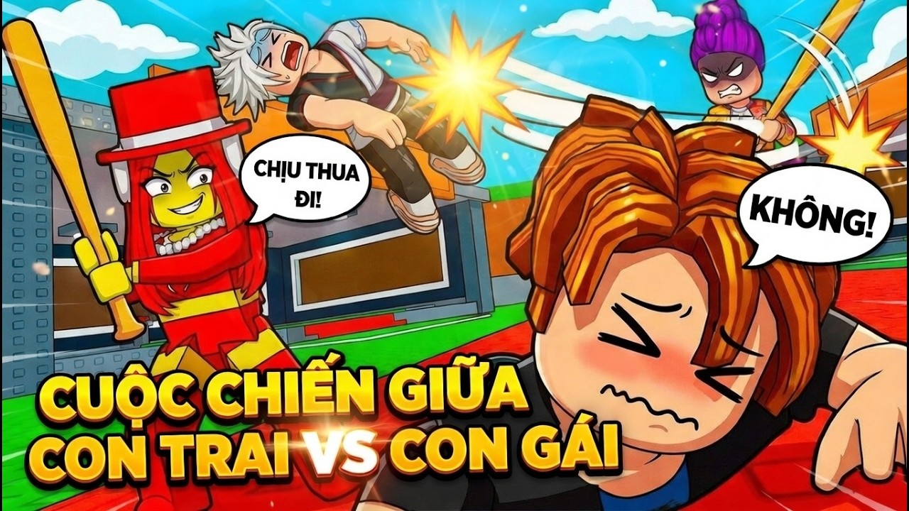 ⚔️CUỘC CHIẾN GIỮA CON TRAI VS CON GÁI | AI THẮNG ĐÂY ?! 🔥