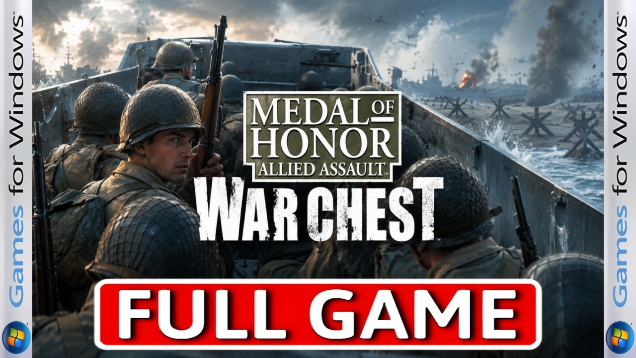 Medal of Honor: Allied Assault (WAR CHEST) - FULL GAME Walkthrough Longplay