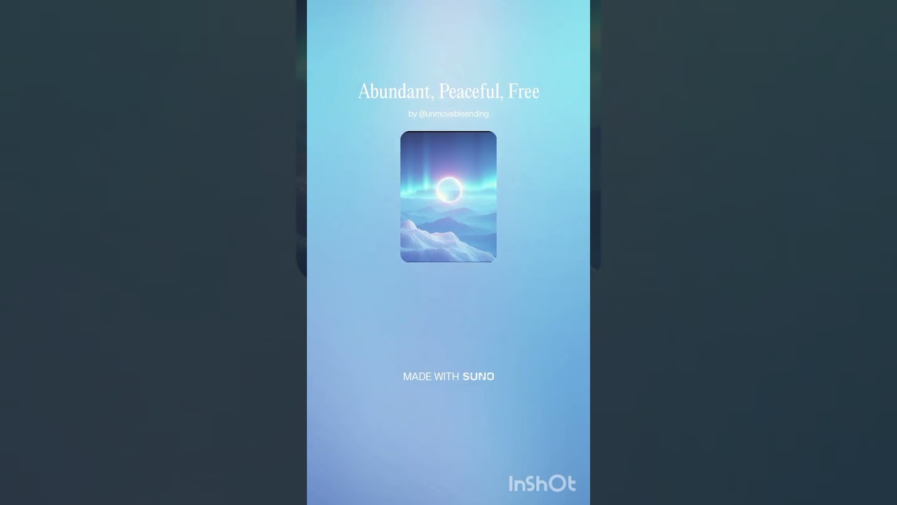 Abundant, Peaceful, Free 5 - Instrumental #AI​ #Song​ by #Suno​ #music​ #newmusic​