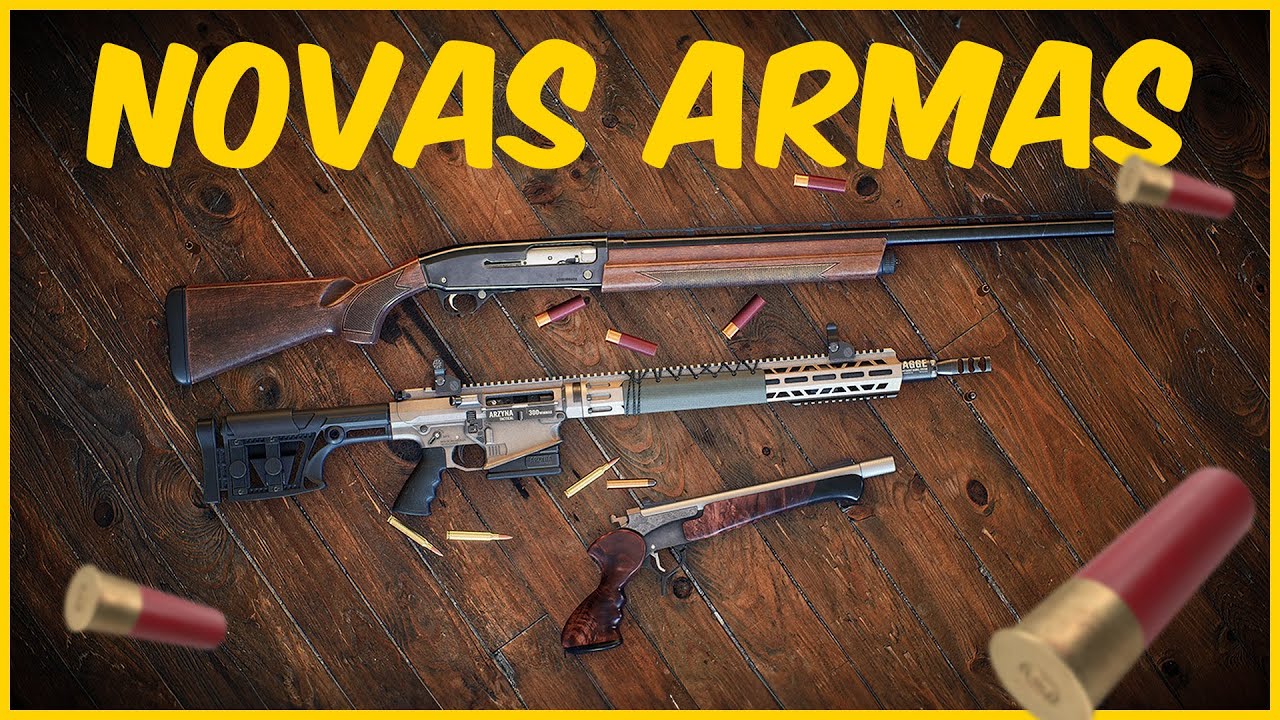 JOGUEI COM AS NOVAS ARMAS DO JOGO - THE HUNTER CALL OF THE WILD PRIMEIRAS IMPRESSÕES