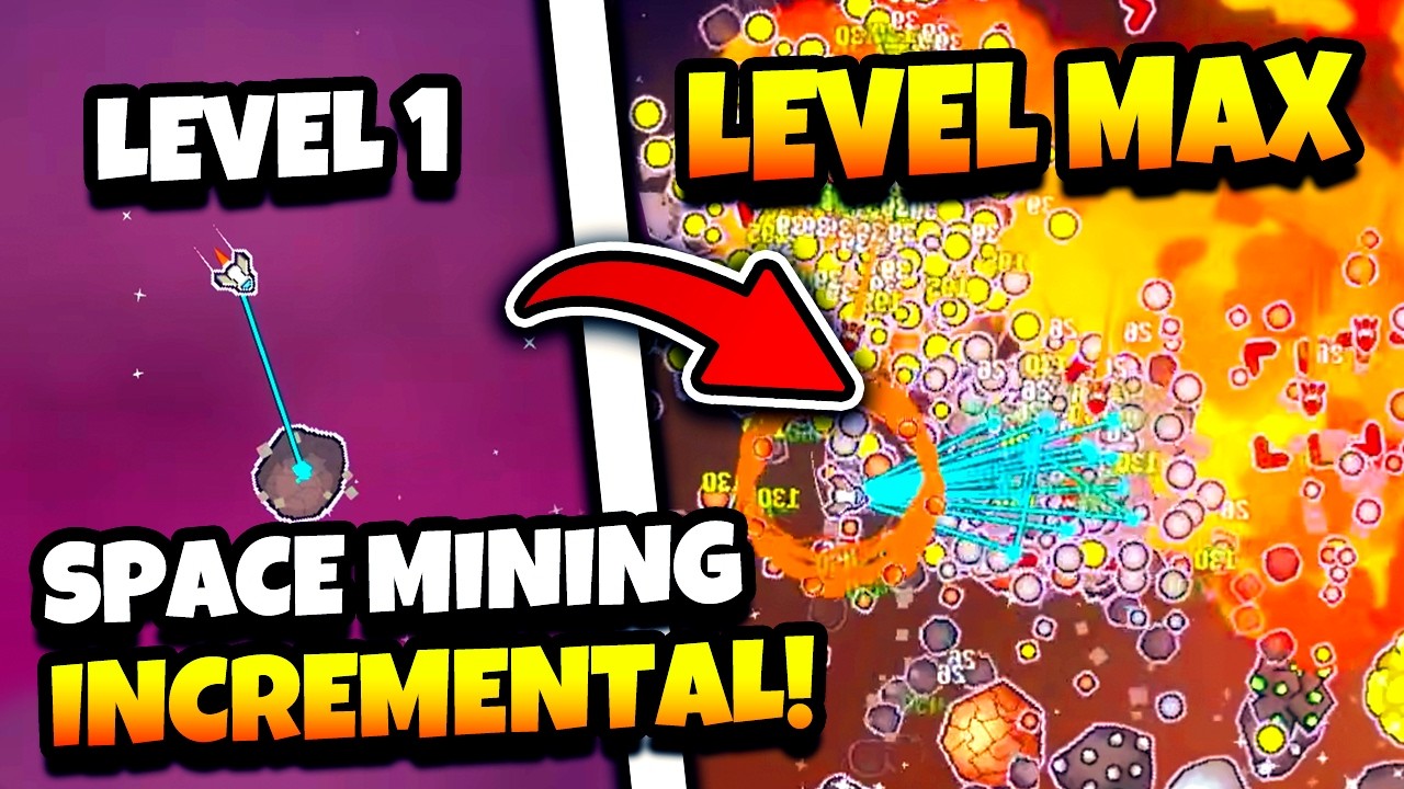 In This Incremental we Build a SPACE MINING OPERATION that MELTS ASTEROIDS! 