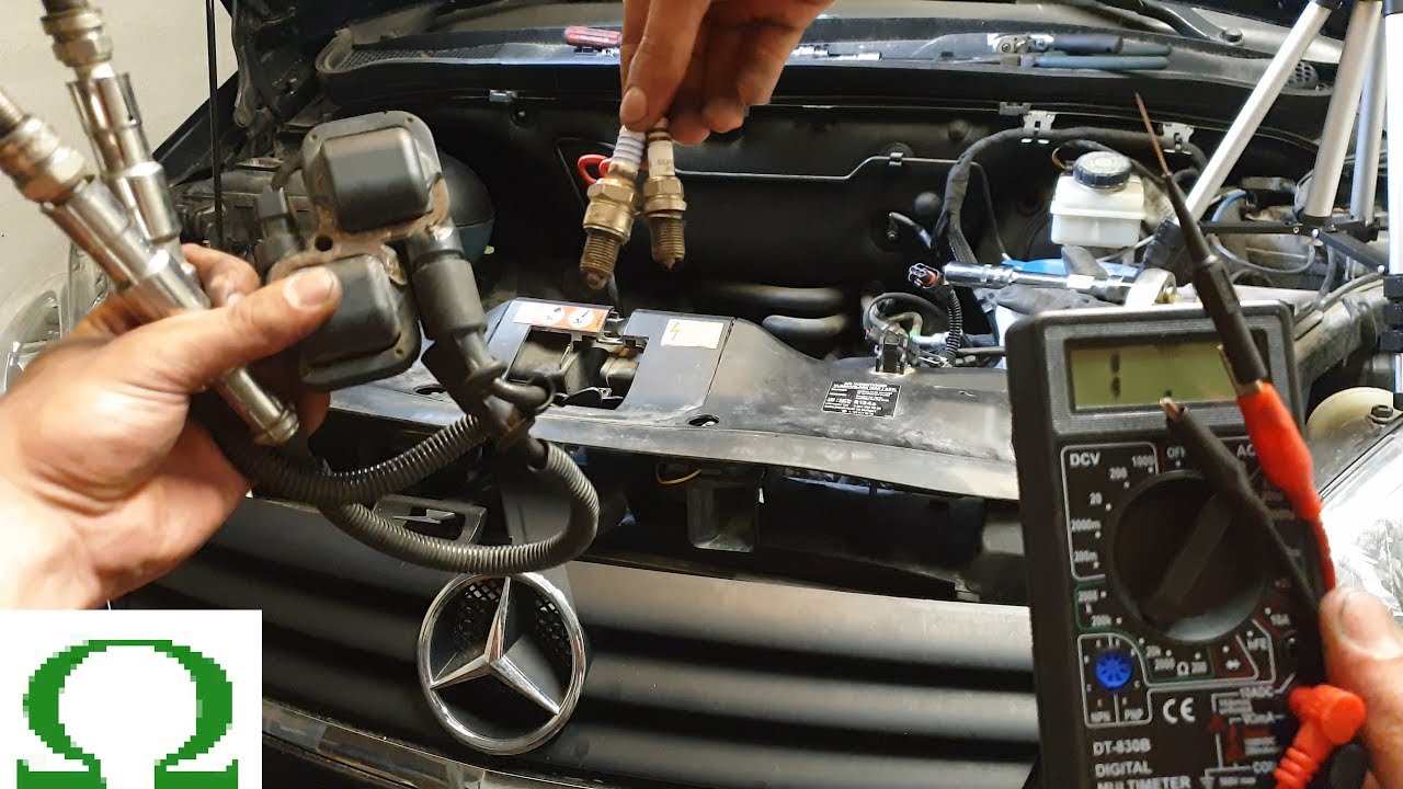 Замена свечей зажигания Mercedes w169 A150 B200