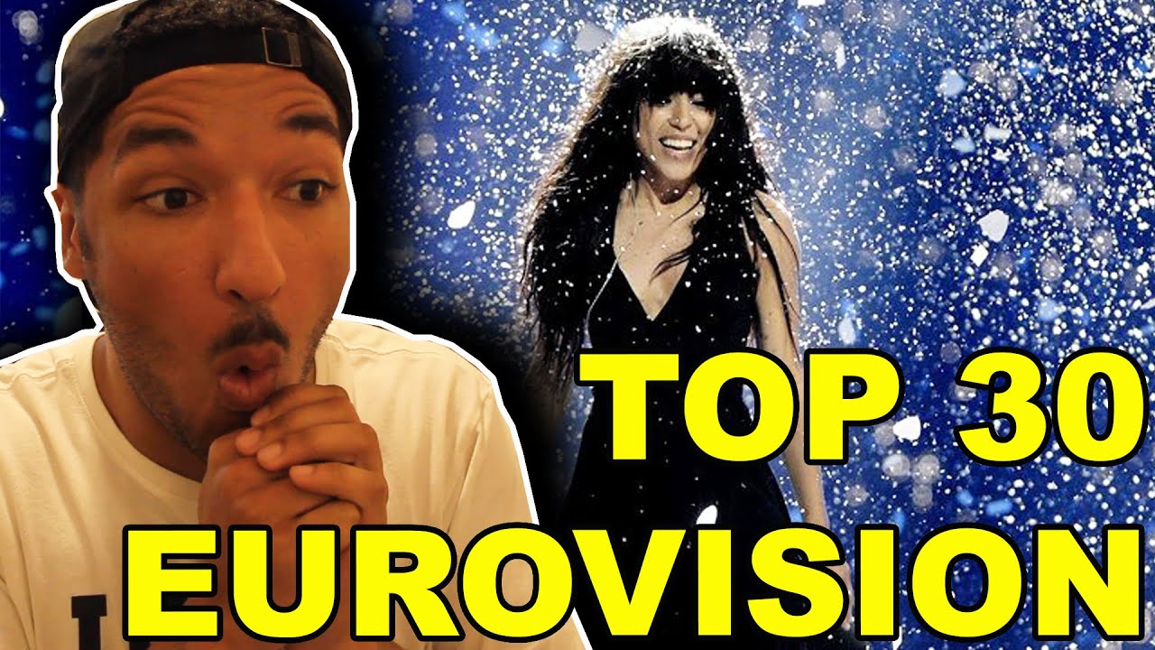 American FIRST REACTION to 30 BEST EUROVISION SONGS OF ALL TIME (Streams ONLY)
