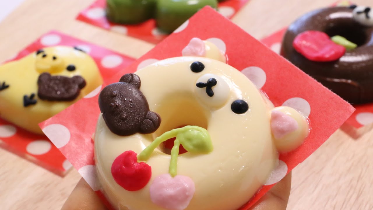 Rilakkuma No-Bake Soft Doughnuts Kit Kawaii Cooking Tools