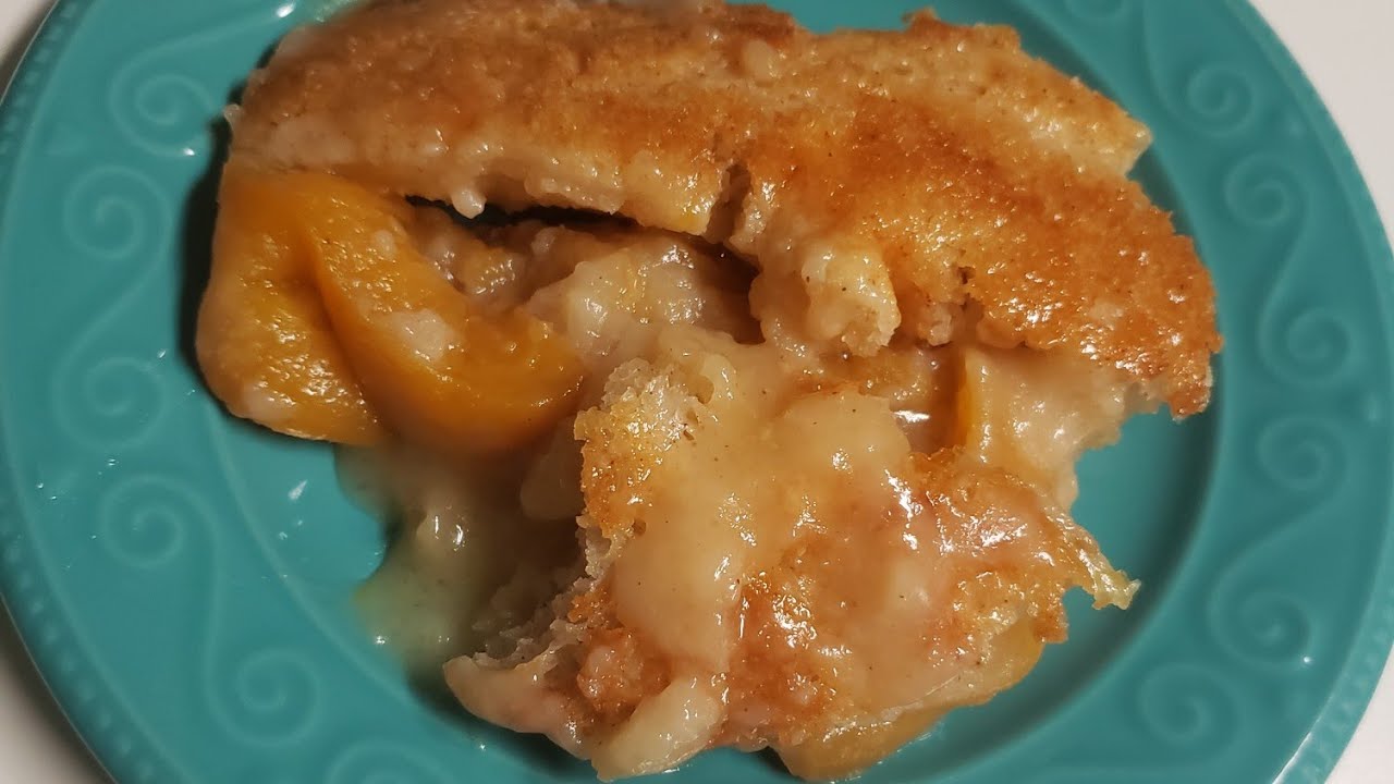 Как быстро и просто приготовить персиковый коблер. Пошаговый процесс. #SouthernStyle #PeachCobble...