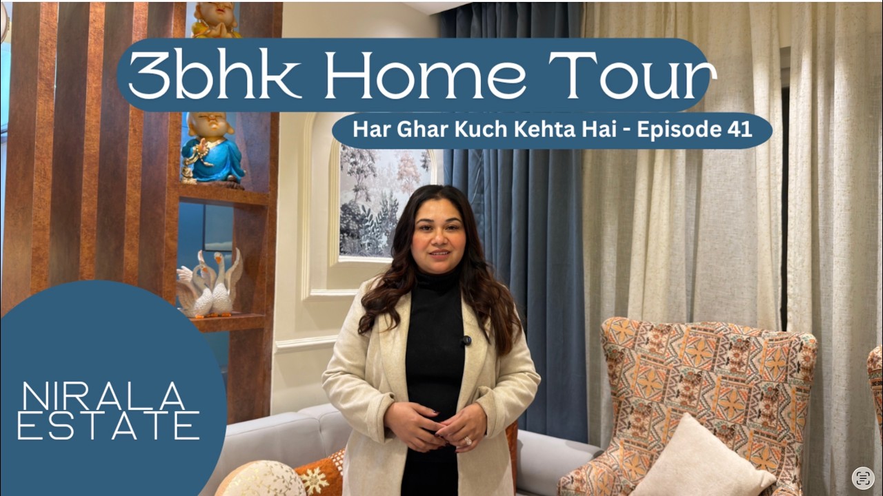3bhk Home Tour _ Nirala Estate _ Best Interior in Noida/Gurgaon/Delhi