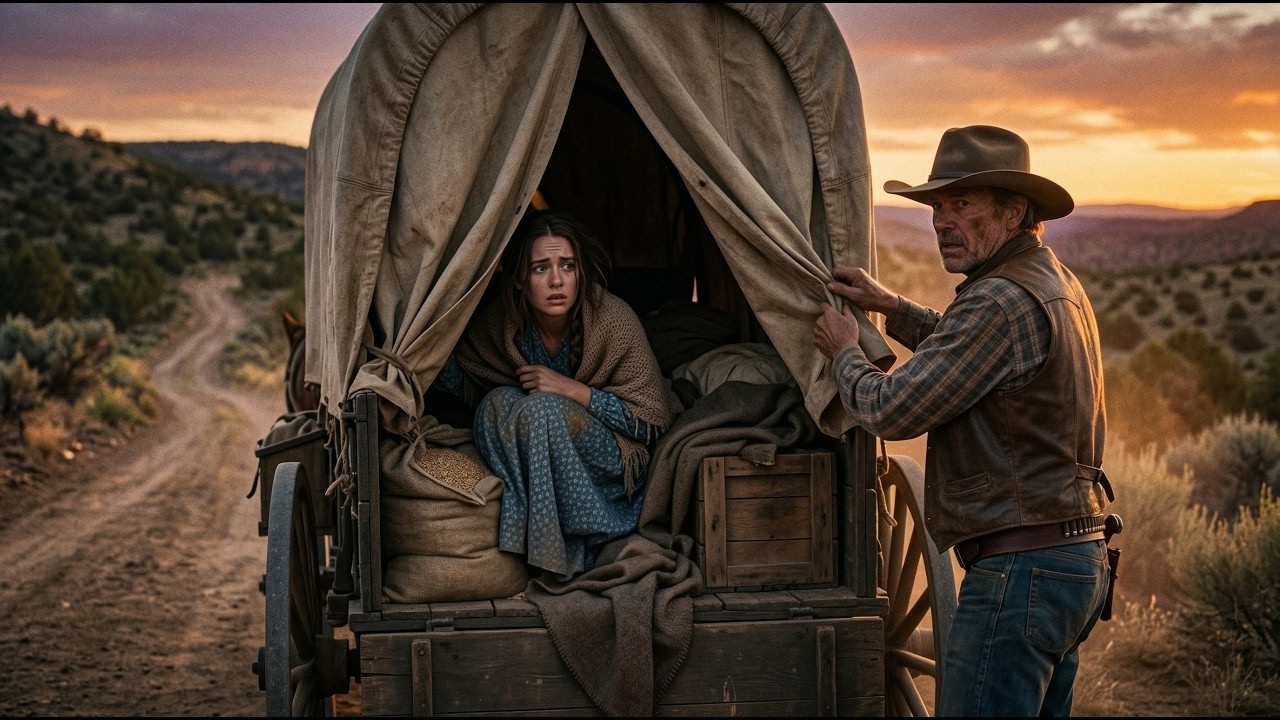 Laissez-moi me cacher dans votre chariot avant que mes beaux-parents me trouvent — puissant western