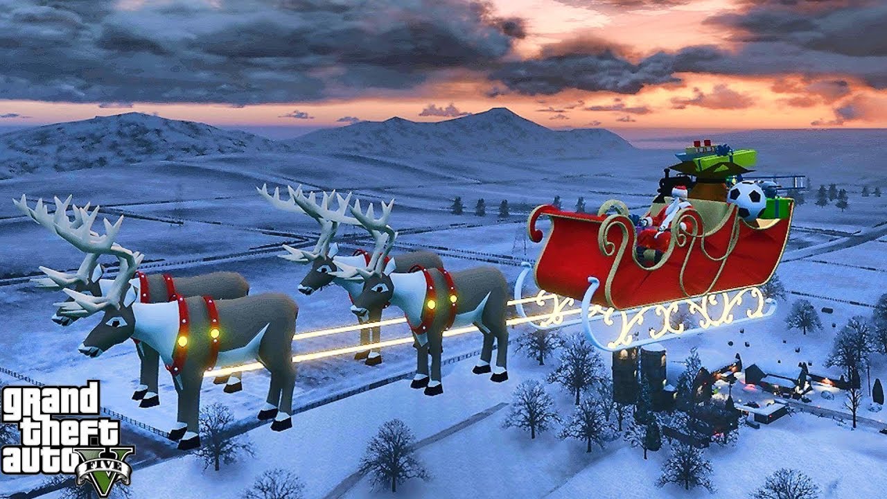 SANTA CLAUS - CHRISTMAS EVE (GTA 5 PC SANTA CLAUS MOD)