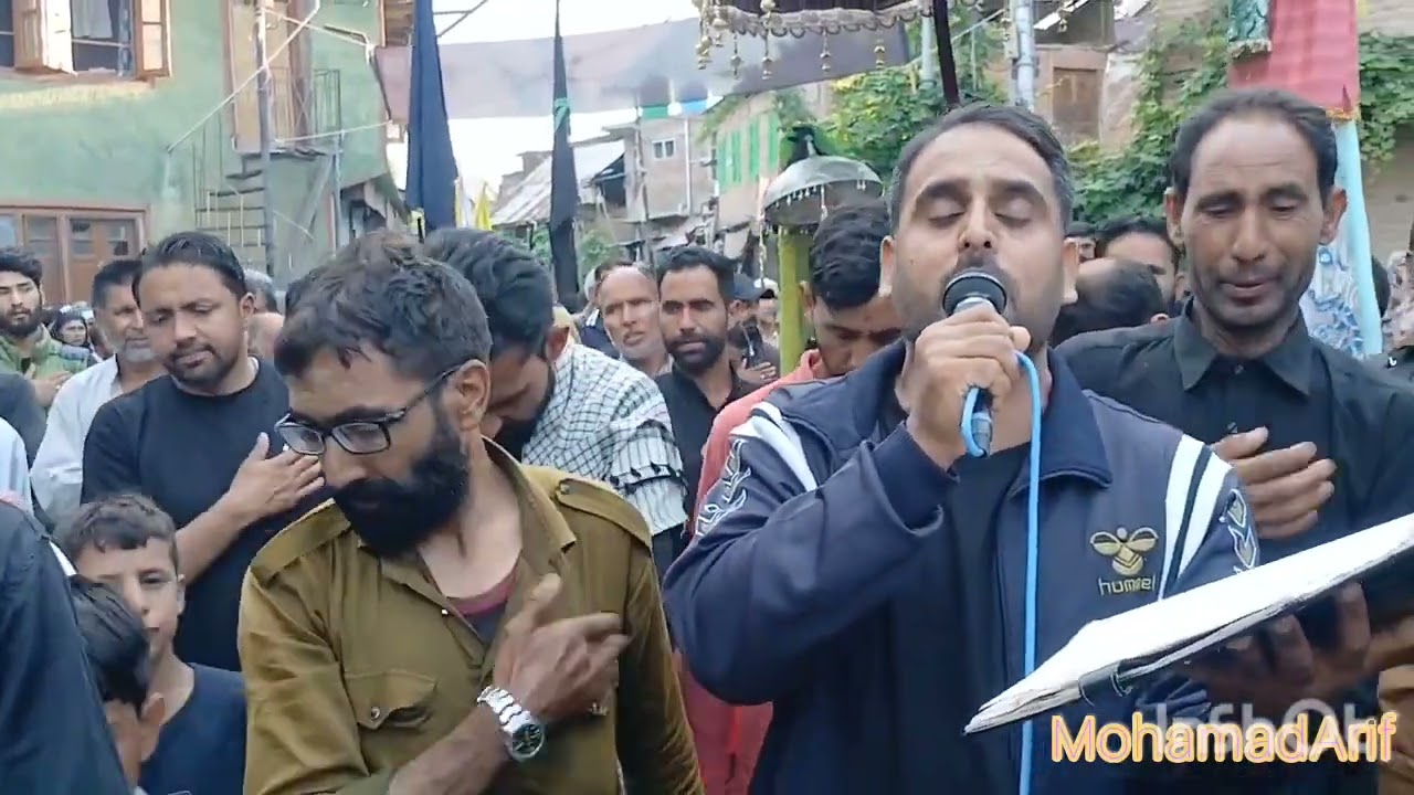 Zar zar wadan Ali Akbaras | Kashmiri Nowha | 13Muhram 09july2025 |  Inderkote Sumbal