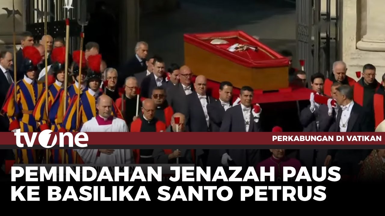 Prosesi Pemindahan Jenazah Paus Fransiskus Dipimpin Kardinal Kevin Farrell | tvOne