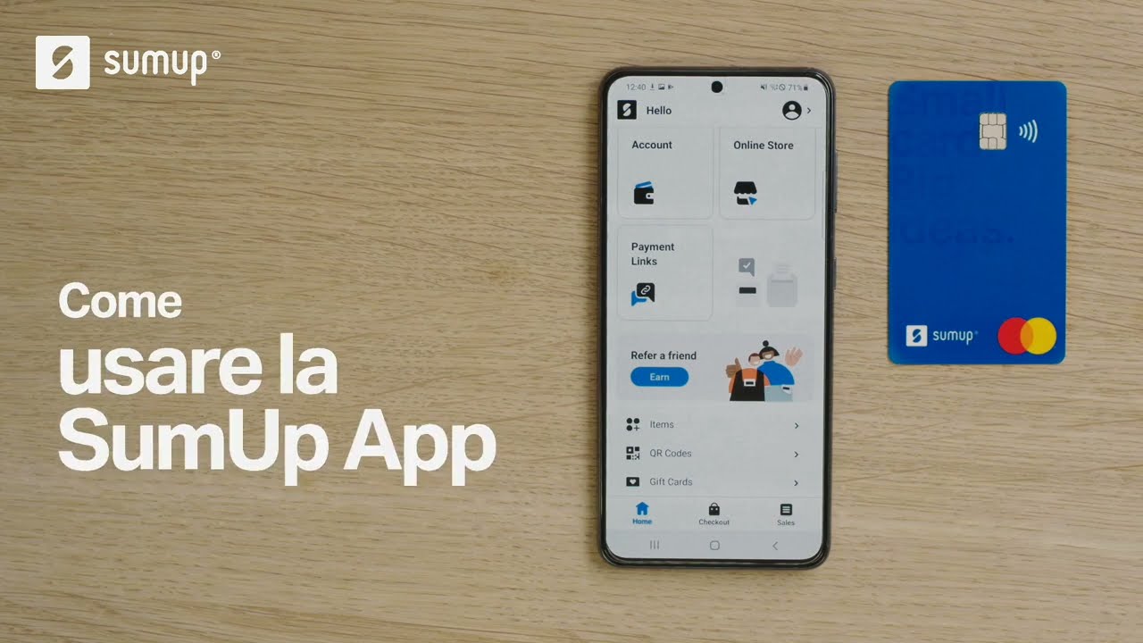 Come usare l'app SumUp