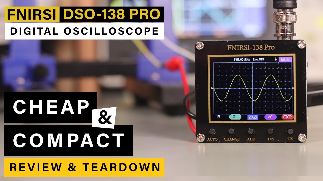 FNIRSI DSO138 PRO ⭐ Это новый король недорогих мини-осциллографов?