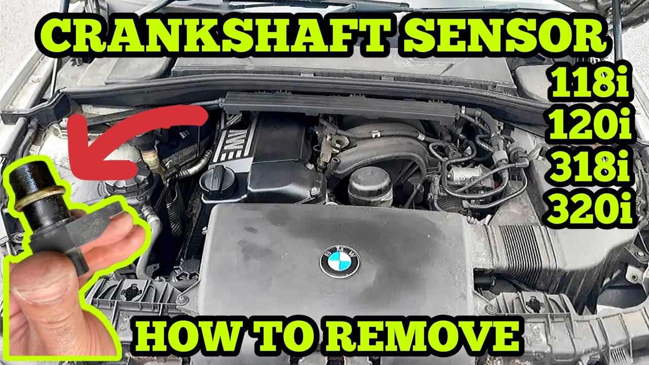 BMW 2A94 2B0C 2AF8 118i 2.0 Digital Motor Electronics Crankshaft Sensor Signal Pulse HOW TO REMOVE