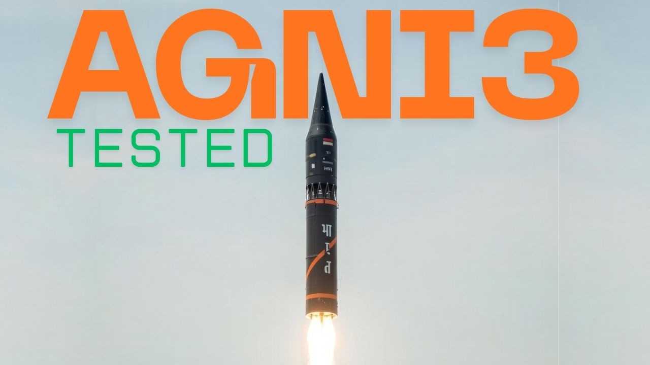 Advanced Agni-3 tested.