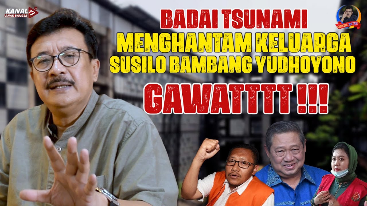 BADĂI TSUNĂMI MENGHANTAM KELUARGA SUSILO BAMBANG YUDHOYONO. GAWATTTT !!!!