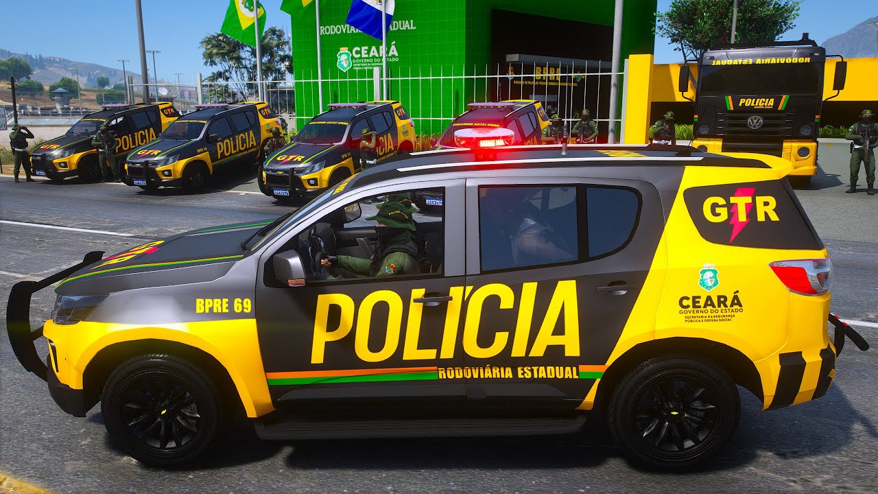 PRESO PELO GRUPO TÁTICO RODOVIÁRIO GTR PMCE | GTA 5 POLICIAL