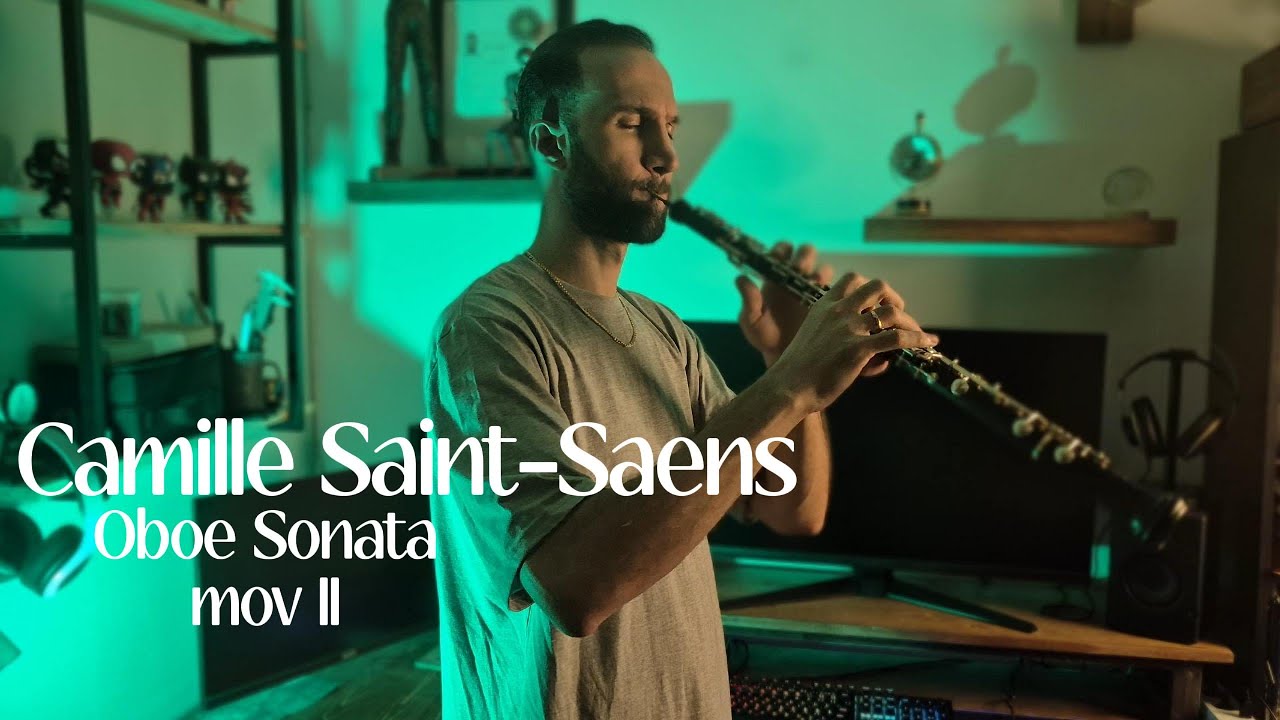 Camille Saint-Saëns Sonata for Oboe and Piano Opus 166 Mov.2