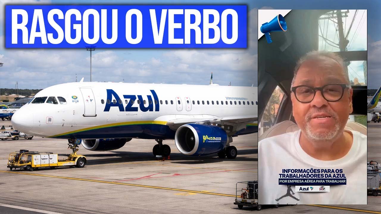 O que o sindicato falou sobre a AZUL