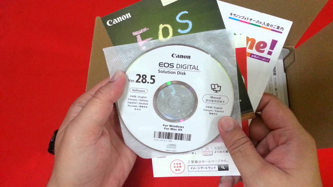 unbox canon eos kiss x7i (eos 700D)