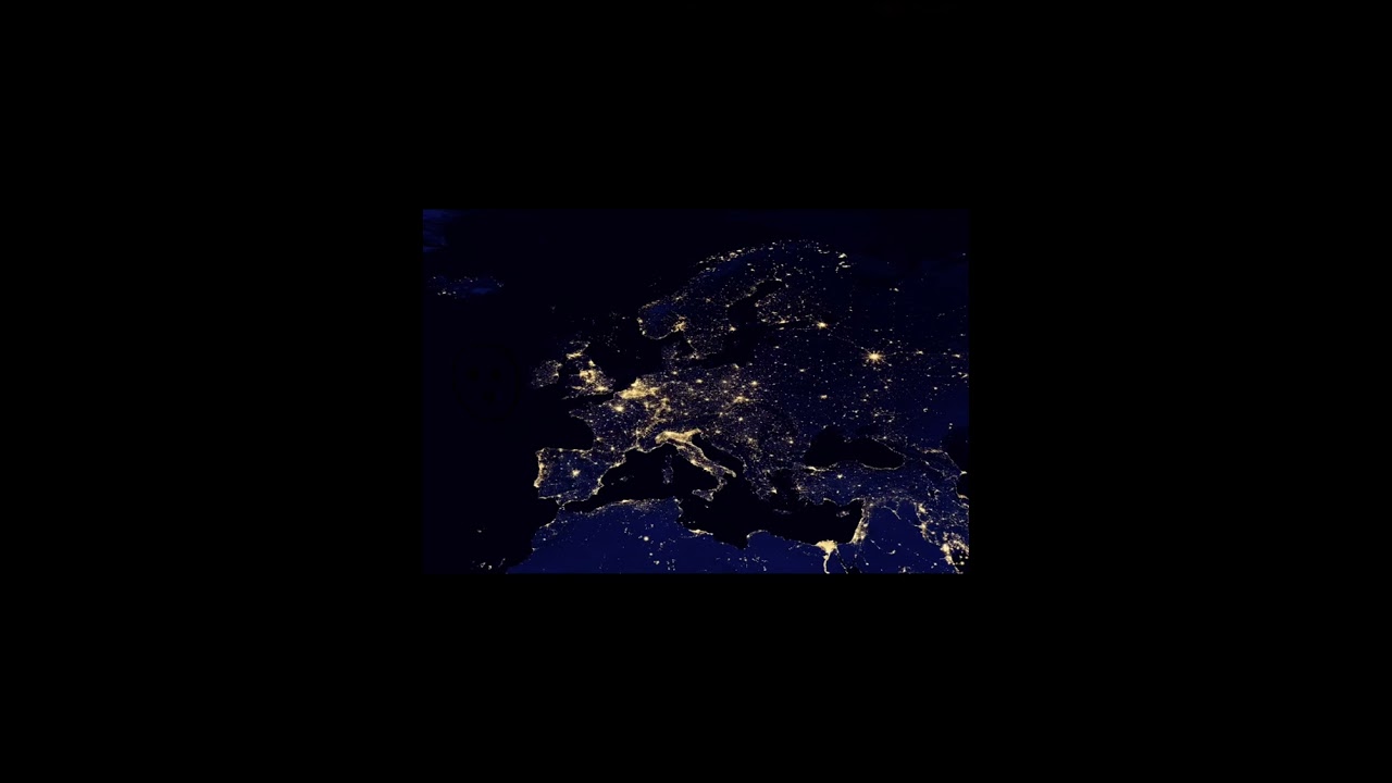 Night map of Europe