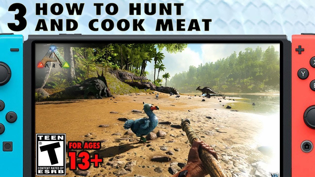 3: Как охотиться и готовить мясо &mdash; руководство по выживанию в Ark Switch