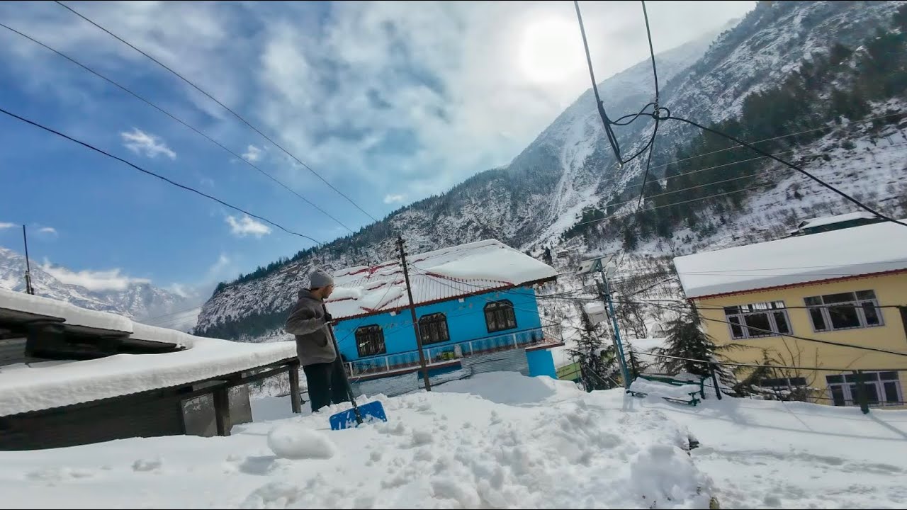 Back to Home aur Snowfall ka Mazza 🌨️